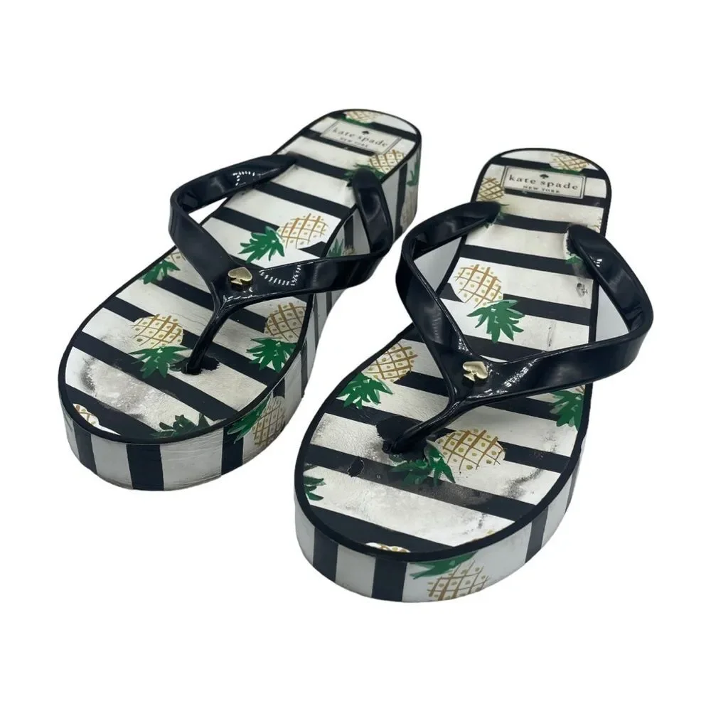 Kate Spade Remmie Flip Flop Wedge Thong Sandal 9M